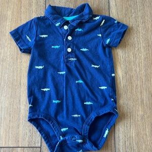 Alligator Onesie Polo